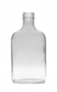 Taschenflasche/Flachmann 200ml weiss Mündung PP28  Lieferung ohne Verschluss, bei Bedarf bitte separat bestellen!